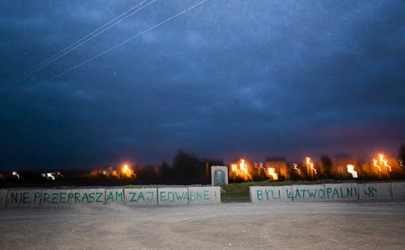 pochodnie Nerona-Rydzyka w Jedwabnem