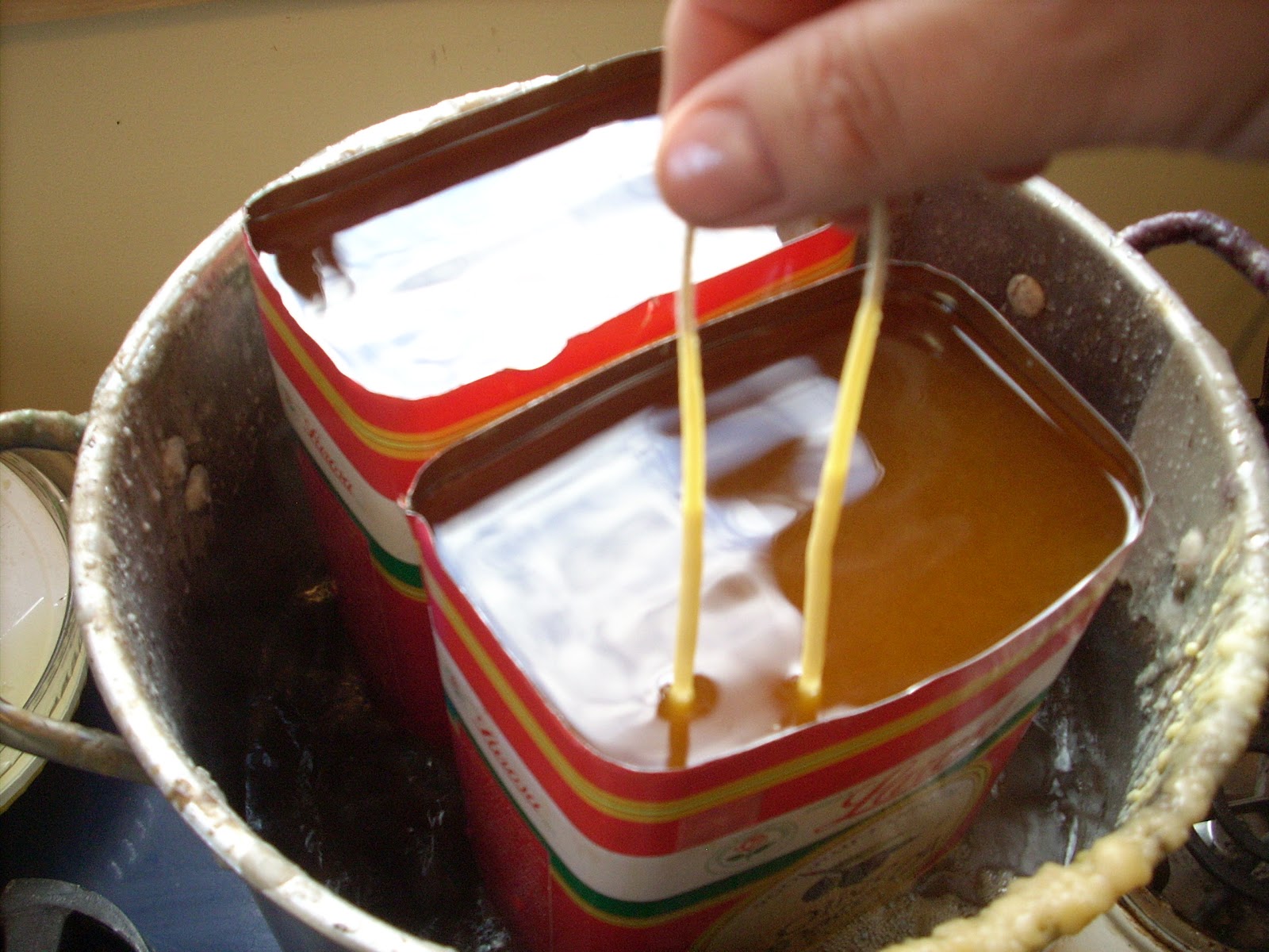 LizAnna's Studio One a Day in May Day 8 Hand Dipped Candles Tutorial