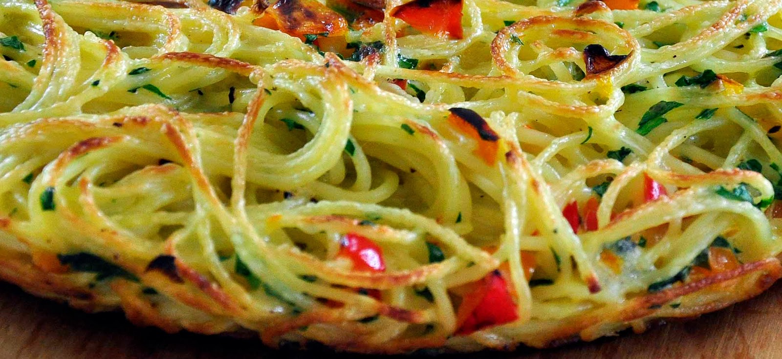 My Carolina Kitchen Marcella Hazan’s Spaghetti Frittata