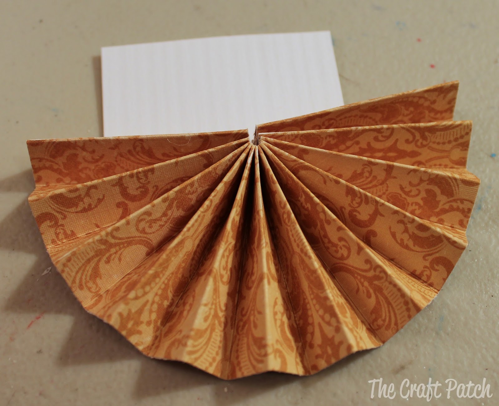 Accordion Fold Paper Wreath