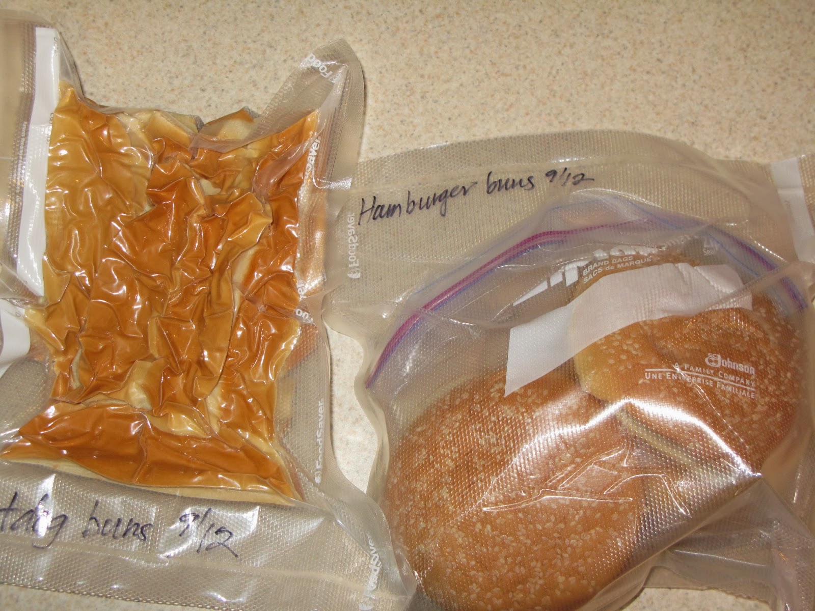 I'm still planting for tomorrow Wednesday Why Vacuum Sealing Bread