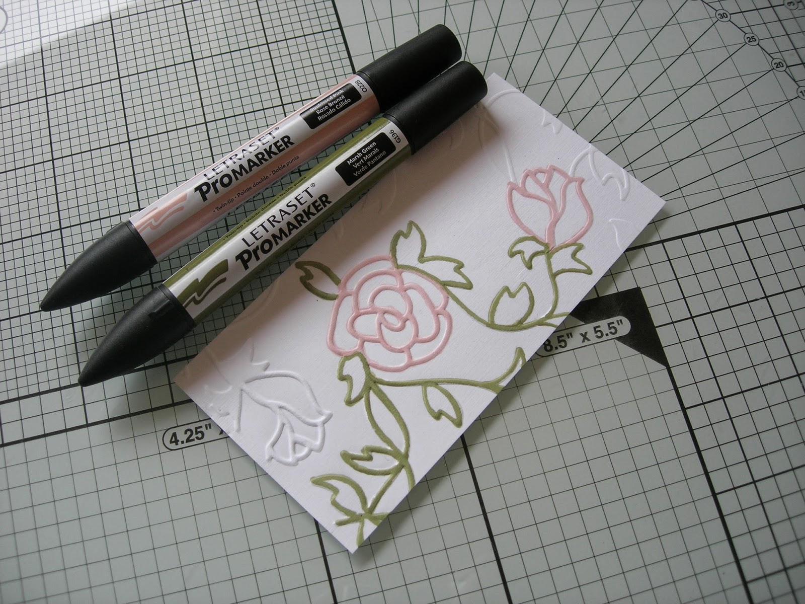 How to use embossing folders extra touches