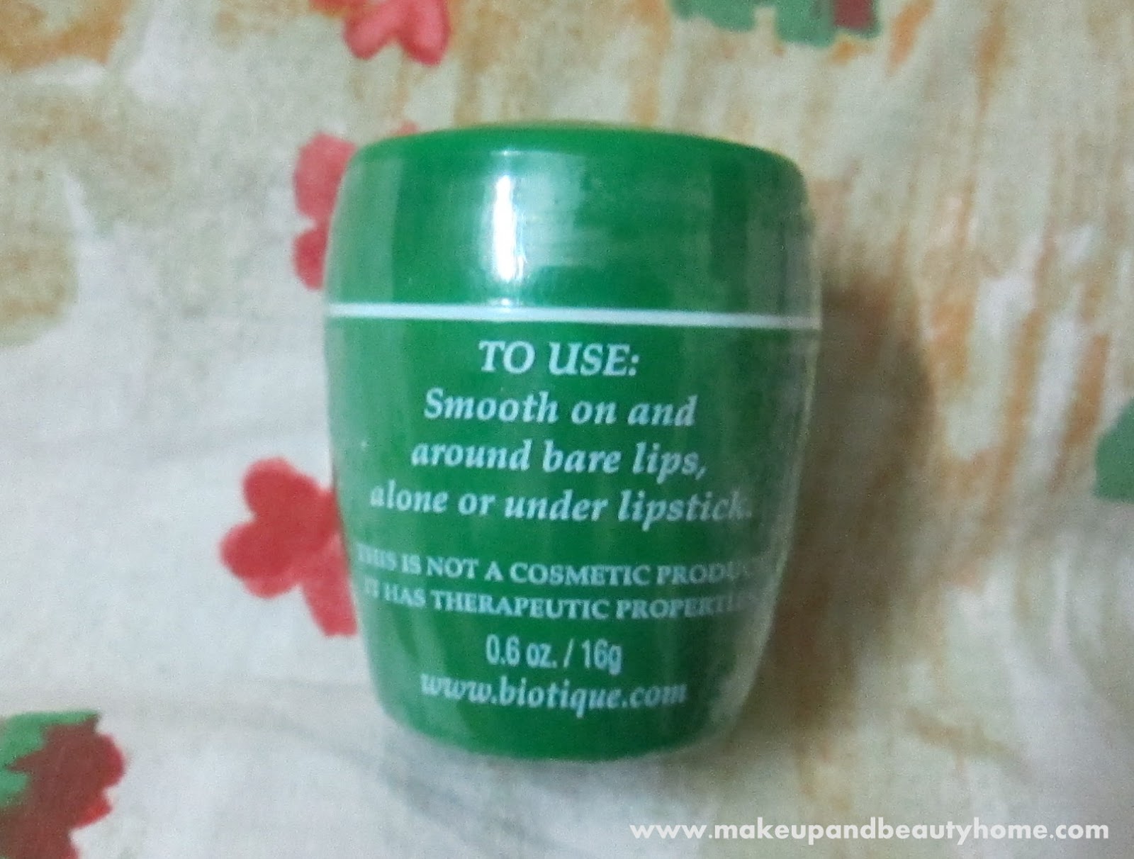 Biotique Bio Aloe Vera Nourishing Lip Balm Review