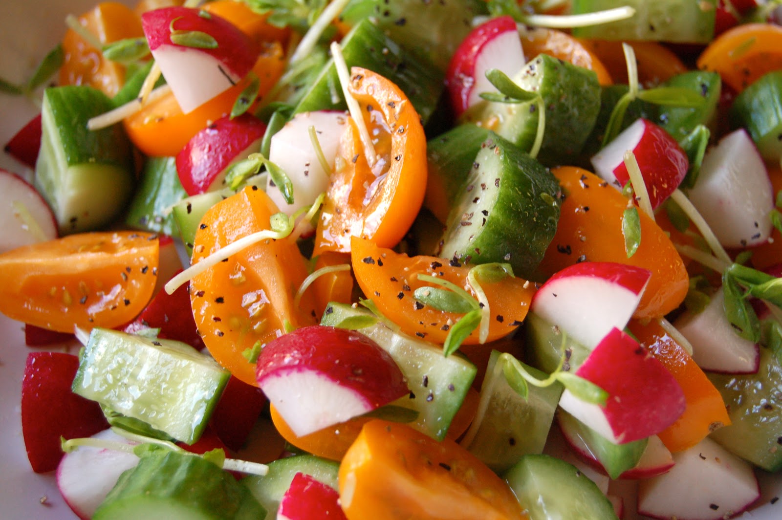 mardi gras veggie crunch salad