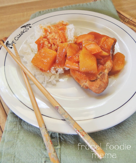 Crock Pot Sweet & Sour Pork Loin Chops White Lights on Wednesday