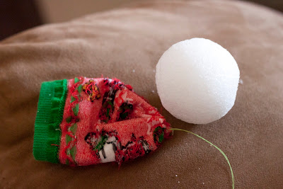 DIY Sock Ornaments ~ Creative Therapy & Happy Thoughts