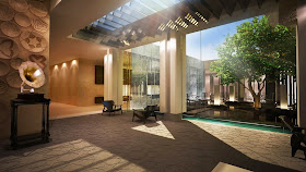 Contemporary Interior Design with Beautiful Courtyard