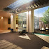 Contemporary Interior Design with Beautiful Courtyard