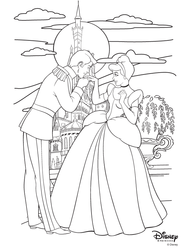 Free Cinderella Coloring Pages Free Cinderella Coloring Pages