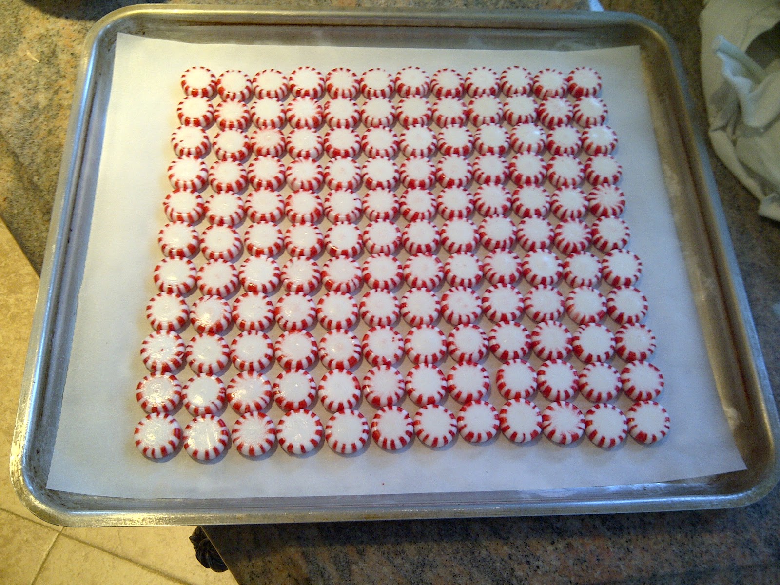 Majesty Bakes Cakes DIY Peppermint Candy Tray Takes Only 10min!