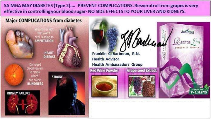 Resveratrol and diabetes