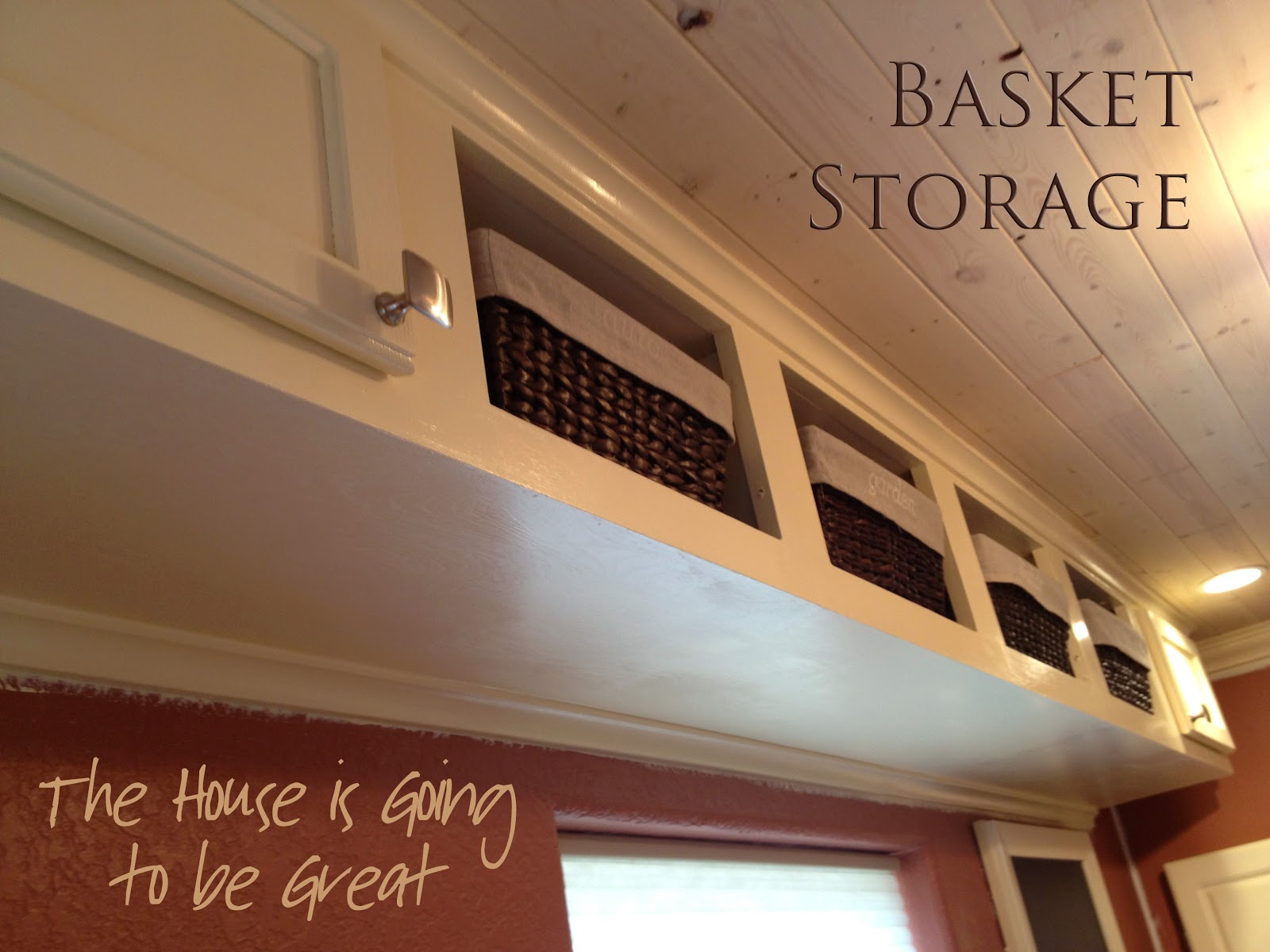 The House is Going to be Great DIY Basket Storage