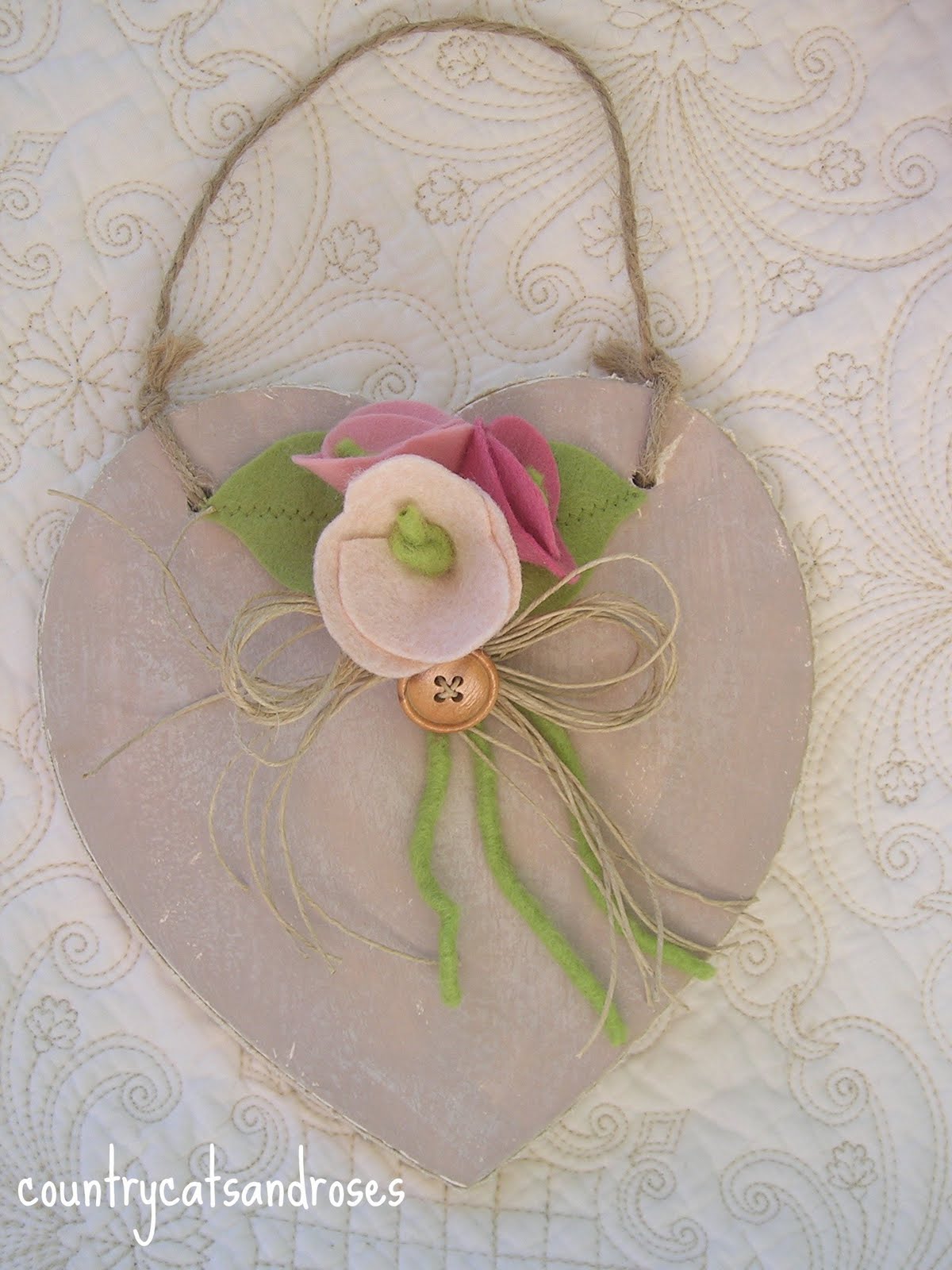 Countrycatsandroses: ancora cuori......