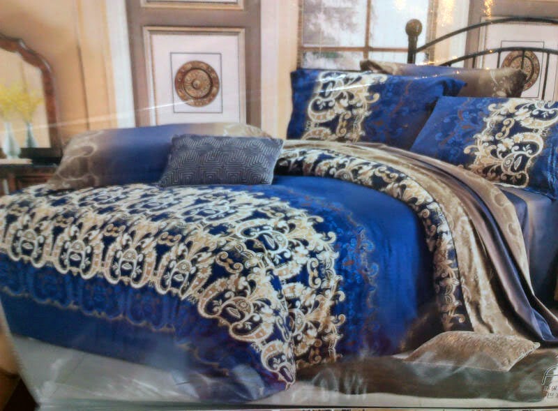 Sprei Jepang Biru Tosca Motif Abstrak Sprei Jepang Biru Tosca Motif Abstrak