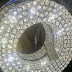 2015 Model Taşlı Simit Salon Avizesi