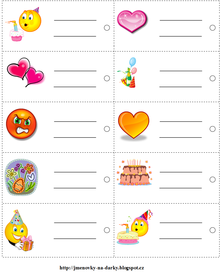 small gift tag template