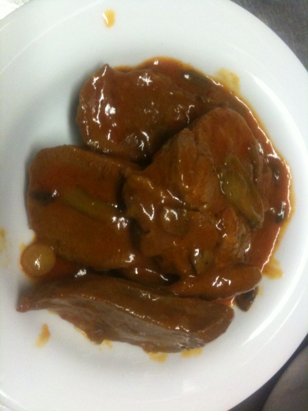 zhelazycook Braised Ox Tongue in Madeira Sauce