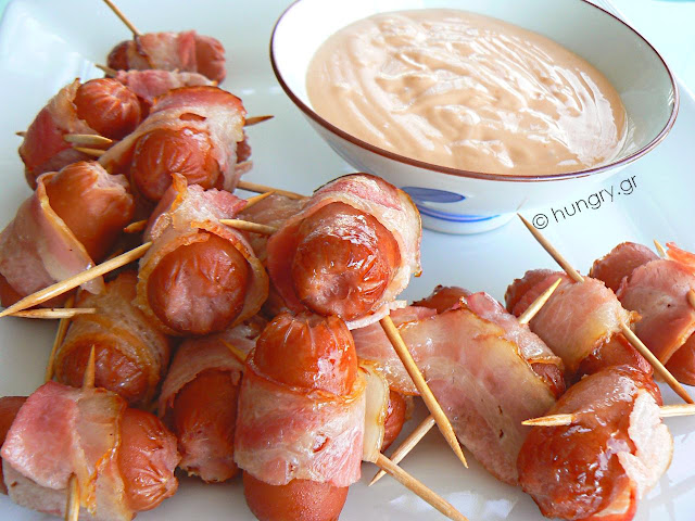 Cocktail Sausages with Sauce