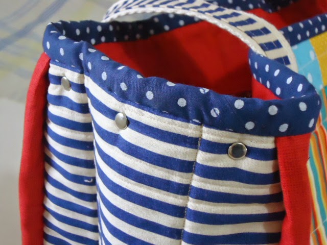 Detalhes da Sacola Sacola de Patchwork