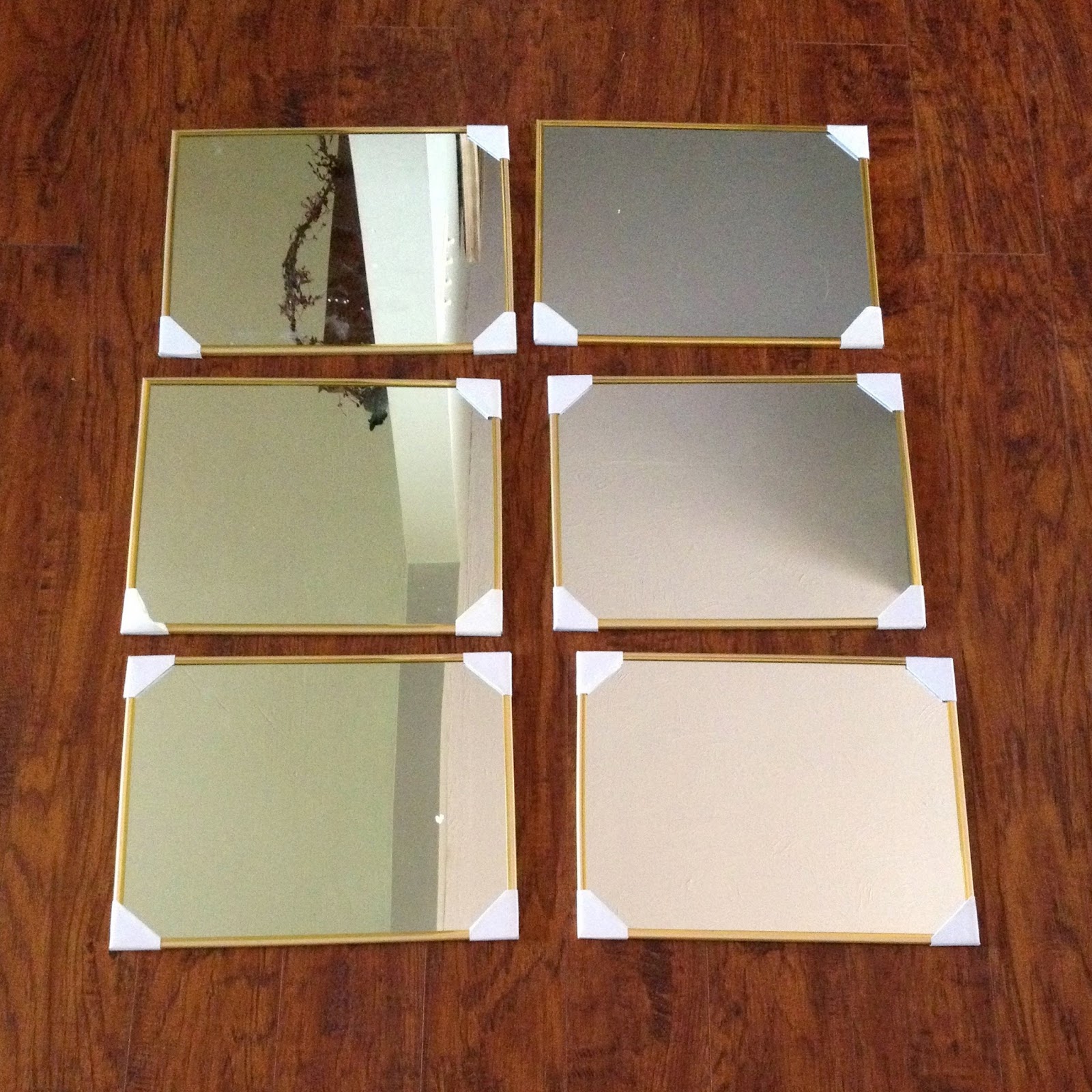 DIY Why Spend More Spray paint dollar store mirrors