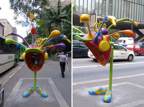 Orelhões de São Paulo transformados em obras de arte Orelhões de São Paulo transformados em obras de arte