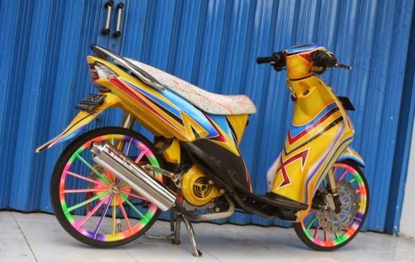 Modifikasi Motor Airbrush Mio - Variasi Motor Mobil Terbaru