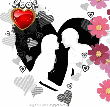 3D Gif Animations - Free download i love you images photo background  screensaver e-cards: Get graphics, profile pics, photo effects,  backgrounds, countdowns, poems ....flower kisses i love you happy  valentines day 3d