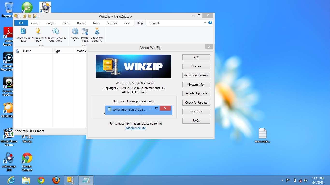 Winzip 9.0 us serial key or number