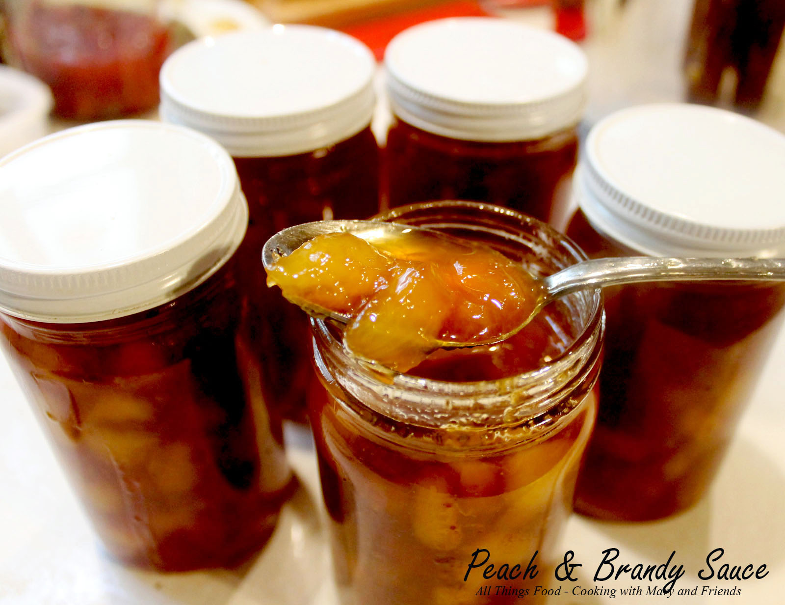 Cooking With Mary and Friends Peach & Brandy Sauce