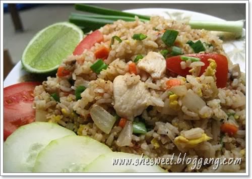 วิธีทําข้าวผัดไก่