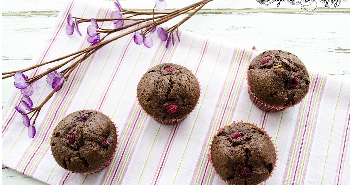 Desayunos en Tiffany´s Muffins de chocolate y frambuesas
