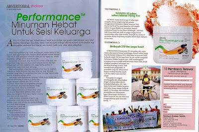 performance drink minuman isotonik