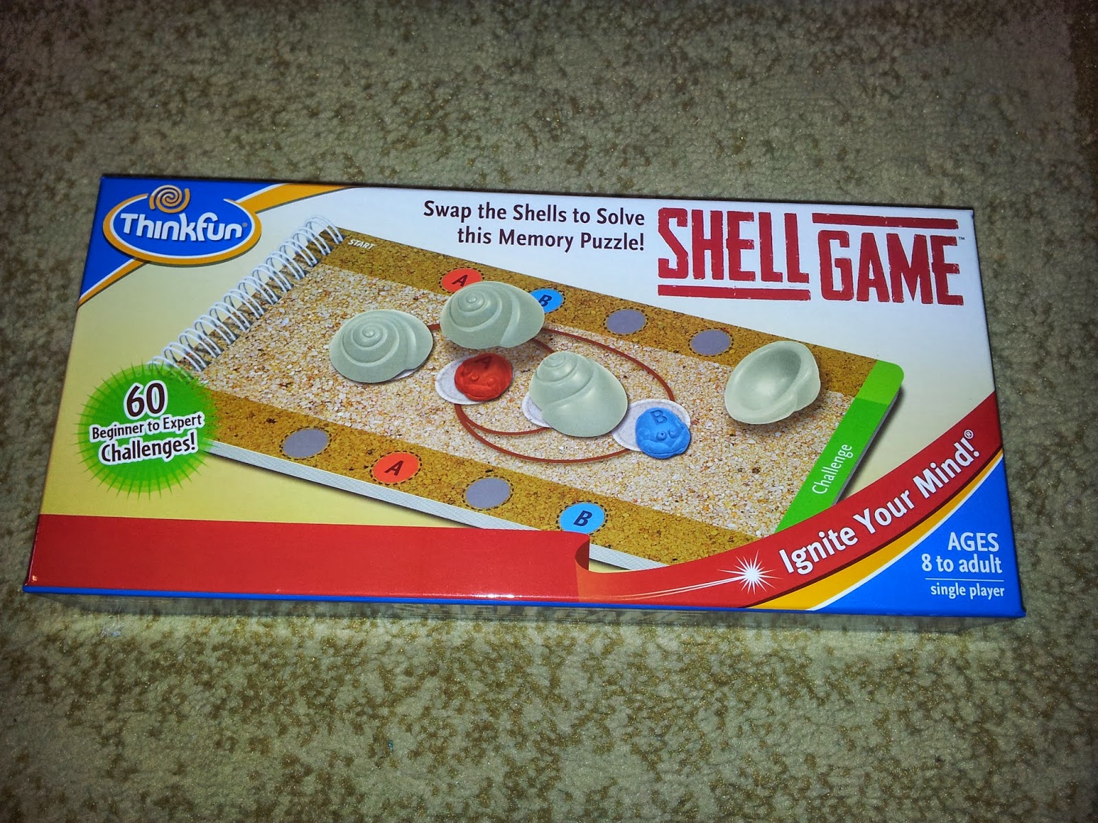 Mom's Thumb Reviews Shell Memory Game for Kids