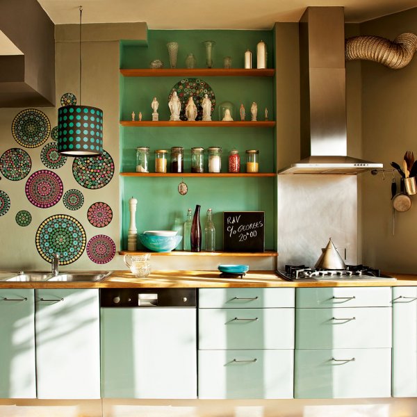 EN MI ESPACIO VITAL: Muebles Recuperados y Decoración Vintage: El verde