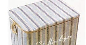 El Minihogar: FORRA TU CESTO PARA LA ROPA