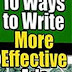 10 Ways to Write More Effective Ads