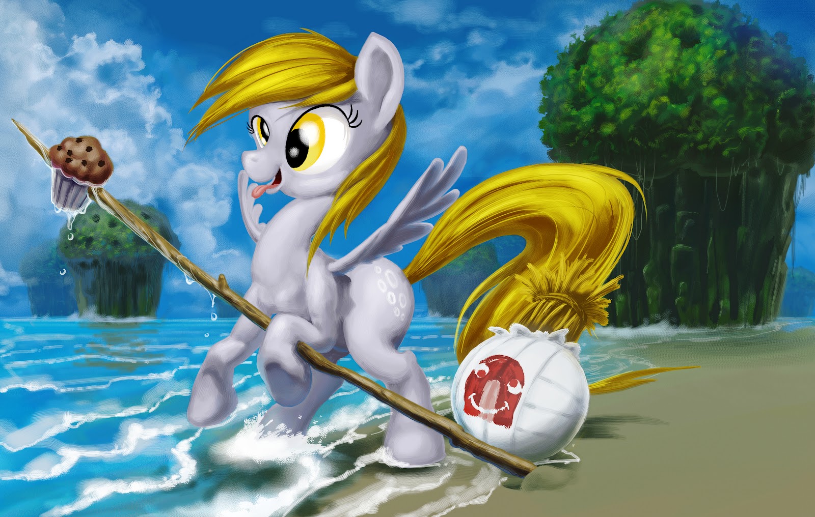 Vos meilleures images de Derpy - Page 4 169656+-+castaway+crossover+derpy_hooves+muffin