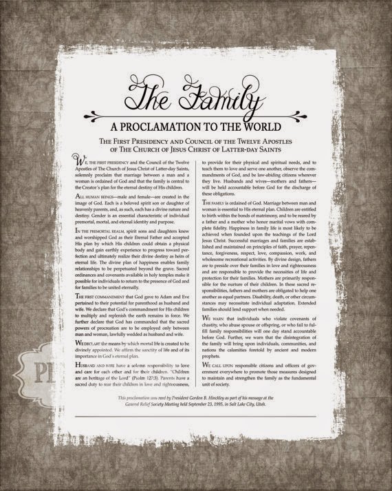 The Family; A Proclamation to the World