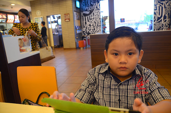 yaasir at McD restaurant Seri Alam