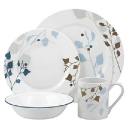 FLEUR DE LiS CORELLE Leaves 16piece dinnerware