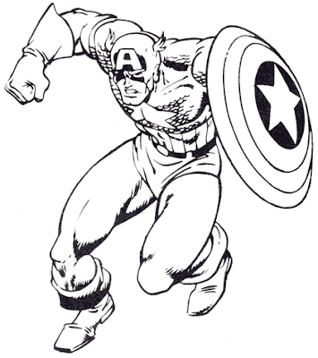 Captain America Printable Coloring Pages Captain America Printable Coloring Pages
