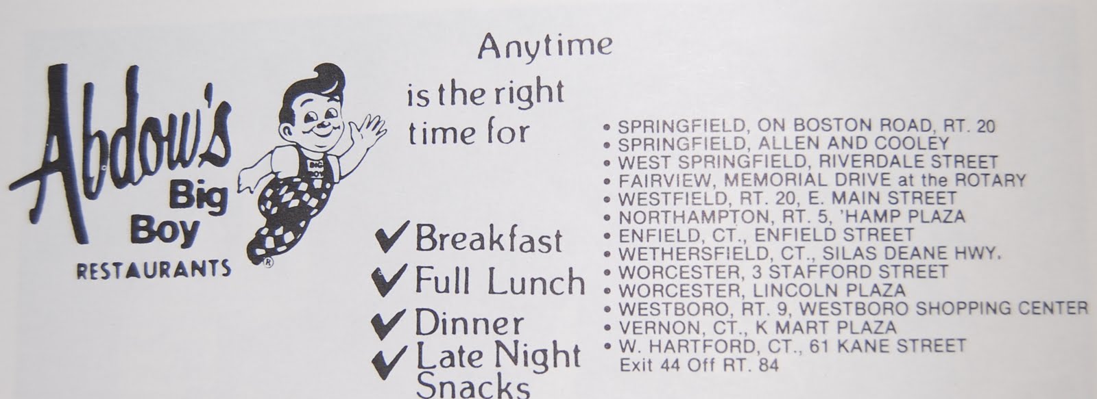 big+boy+locations.JPG 1,600×583 pixels West springfield, Big boys, Boston road