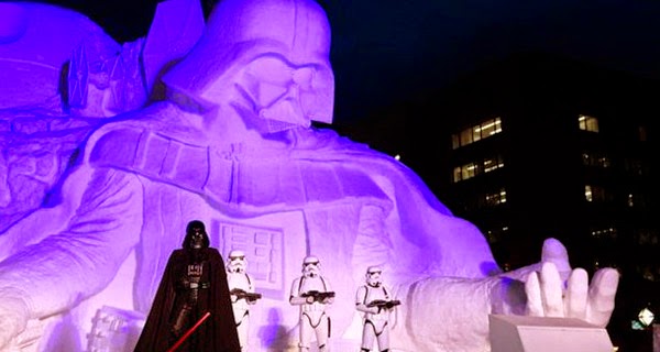 Escultura de Nieve de Star Wars Sapporo 2015