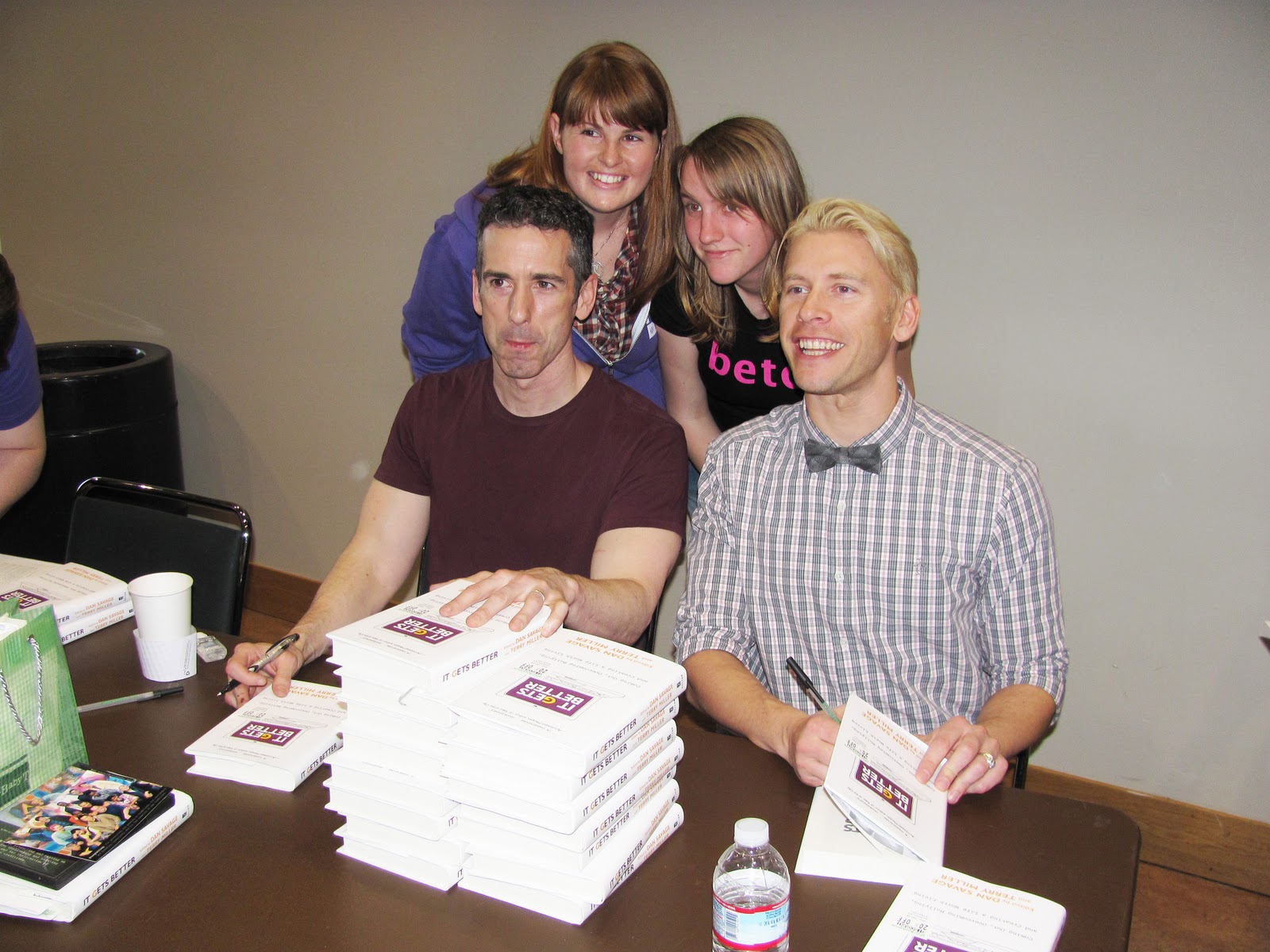 Rink Foto Dan Savage and Husband Terry Miller at SF State University