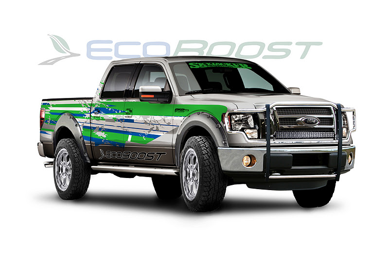 2011 - [USA] Sema Show Ford+F-150+EcoBoost+by+Skyjacker+Suspensions
