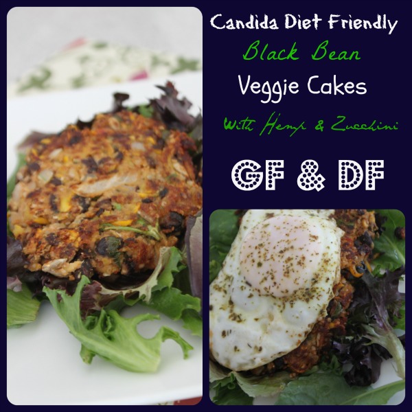 MamaEatsClean Candida Diet Friendly Black Bean Cakes with Hemp Hearts