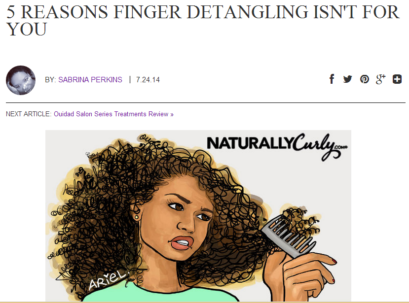 5 Reasons Finger Detangling Isn T For You Seriously Natural