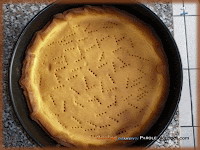 Crostata di pesche in crema di mandorle