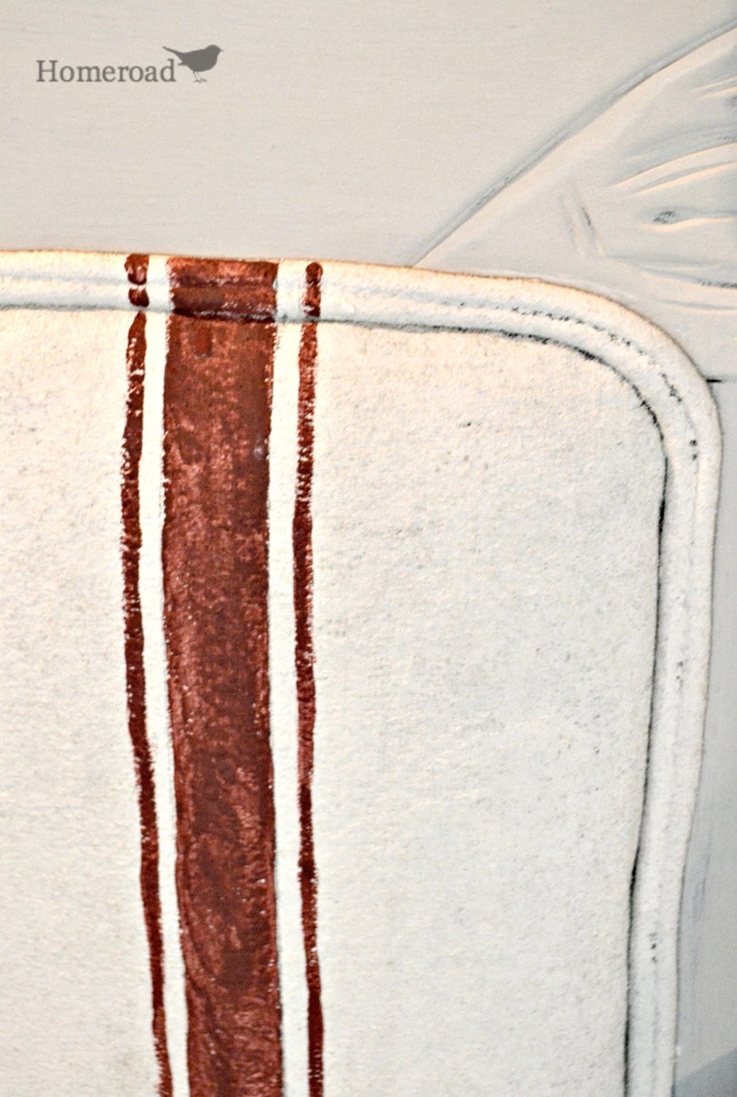 Homeroad Chalk Paint on a Fabric Chair