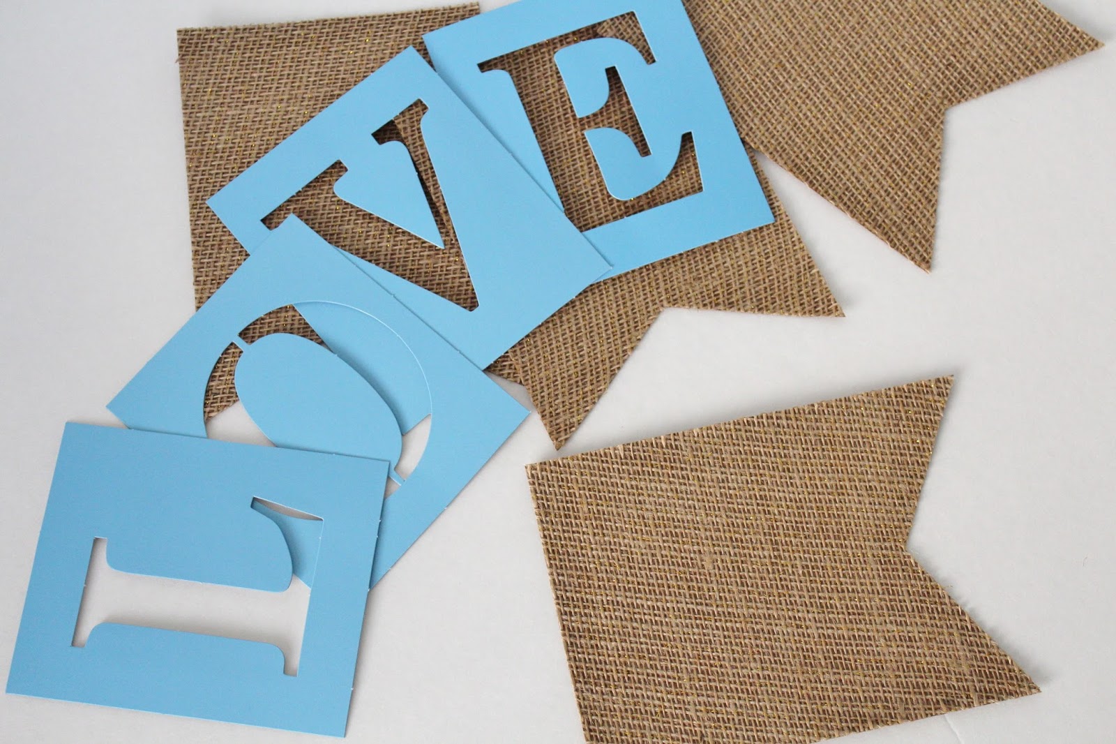 Kissin' Krafts LOVE Burlap Banner